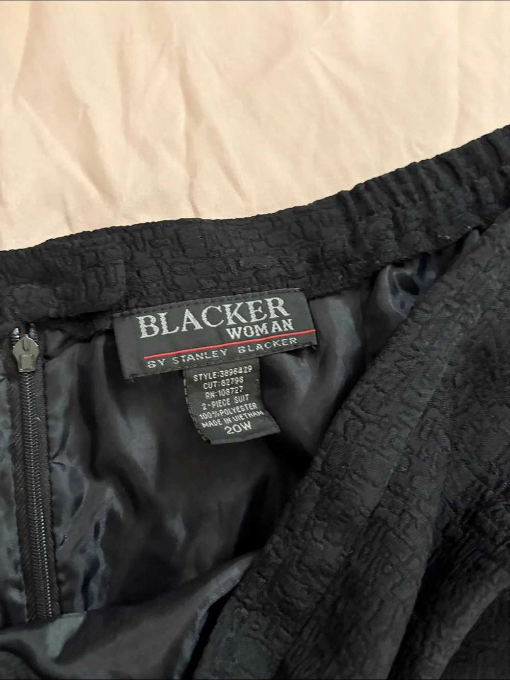 Women's Black Pencil Skirt Vintage